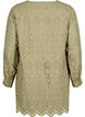 Bomullstunika med broderi anglaise, Coriander, Packshot image number 1
