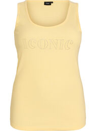 Singlet med strass og smal passform, Sunlight