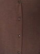 Skjortebluse med v-hals og 3/4 ermer, Brun, Packshot image number 2