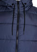 Lang vest med hette og lommer, Bl&aring;, Packshot image number 2