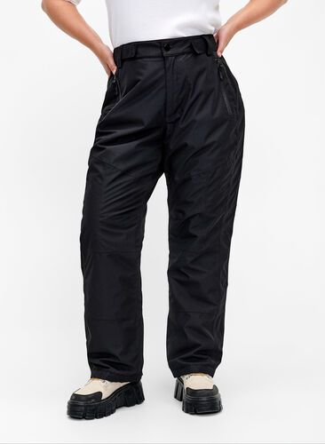 Skibukser med justerbar midje, Black, Model image number 2