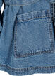 Dongerijakke med knytebelte, Blue Denim, Packshot image number 3