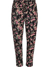 Pysjbukser i bomull, Black Pink Oran Flow