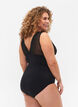 Bodystocking med mesh, Black, Model image number 1