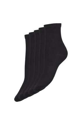 Basis sokker, 5 stk., Black, Packshot image number 0