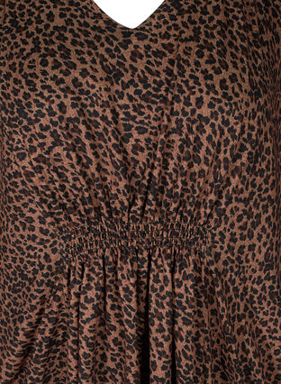 Tunika med leopardmønster og smock, Leo, Packshot image number 2
