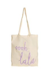 Tote bag med trykk, Lilla