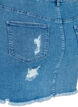 Tettsittende denimskjørt med detaljer, Blue denim, Packshot image number 3