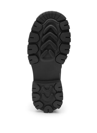 Lange boots med stretch og bred passform, Black, Packshot image number 5