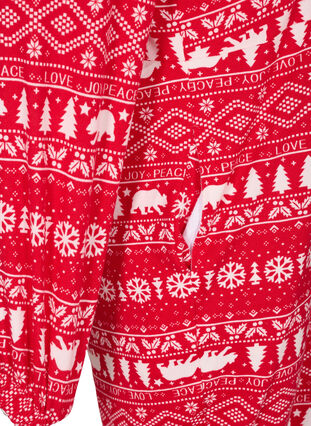 Jumpsuit med julemønster og hette, Christmas AOP, Packshot image number 3