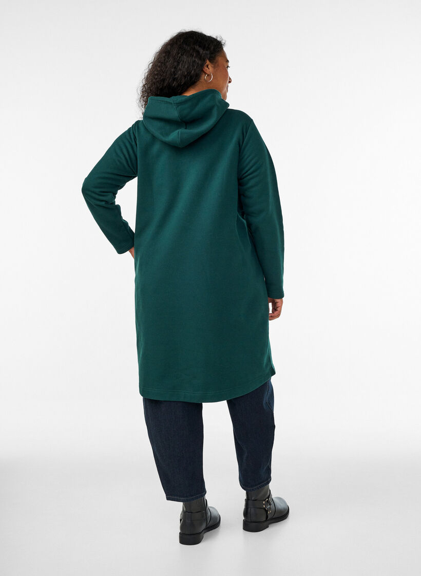 Genserkjole med hette og lommer, 0648, Model image number 1