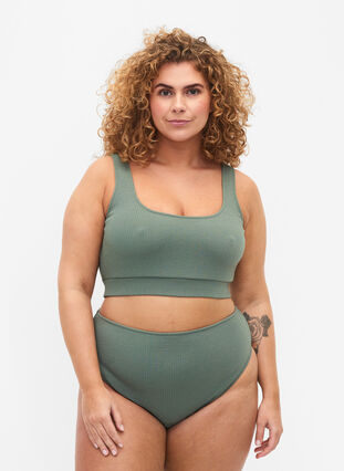 Bikinitruse med en crepet look, Laurel Wreath, Model image number 0