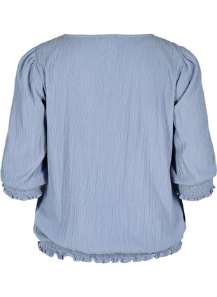 Bluse med smock og 3/4-ermer, Infinity , Packshot image number 1