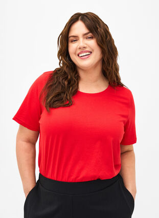 FLASH - T-skjorte med rund hals, High Risk Red, Model image number 0