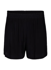 Shorts med løs passform i viskose