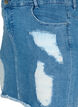 Tettsittende denimskjørt med detaljer, Blue denim, Packshot image number 2