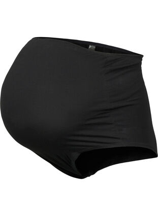 Zizzi 3-pakk graviditetstruser i bomull, Svart, Packshot image number 2