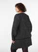 Jakke i boucl&eacute; med gullfargede knapper, Svart, Model image number 2