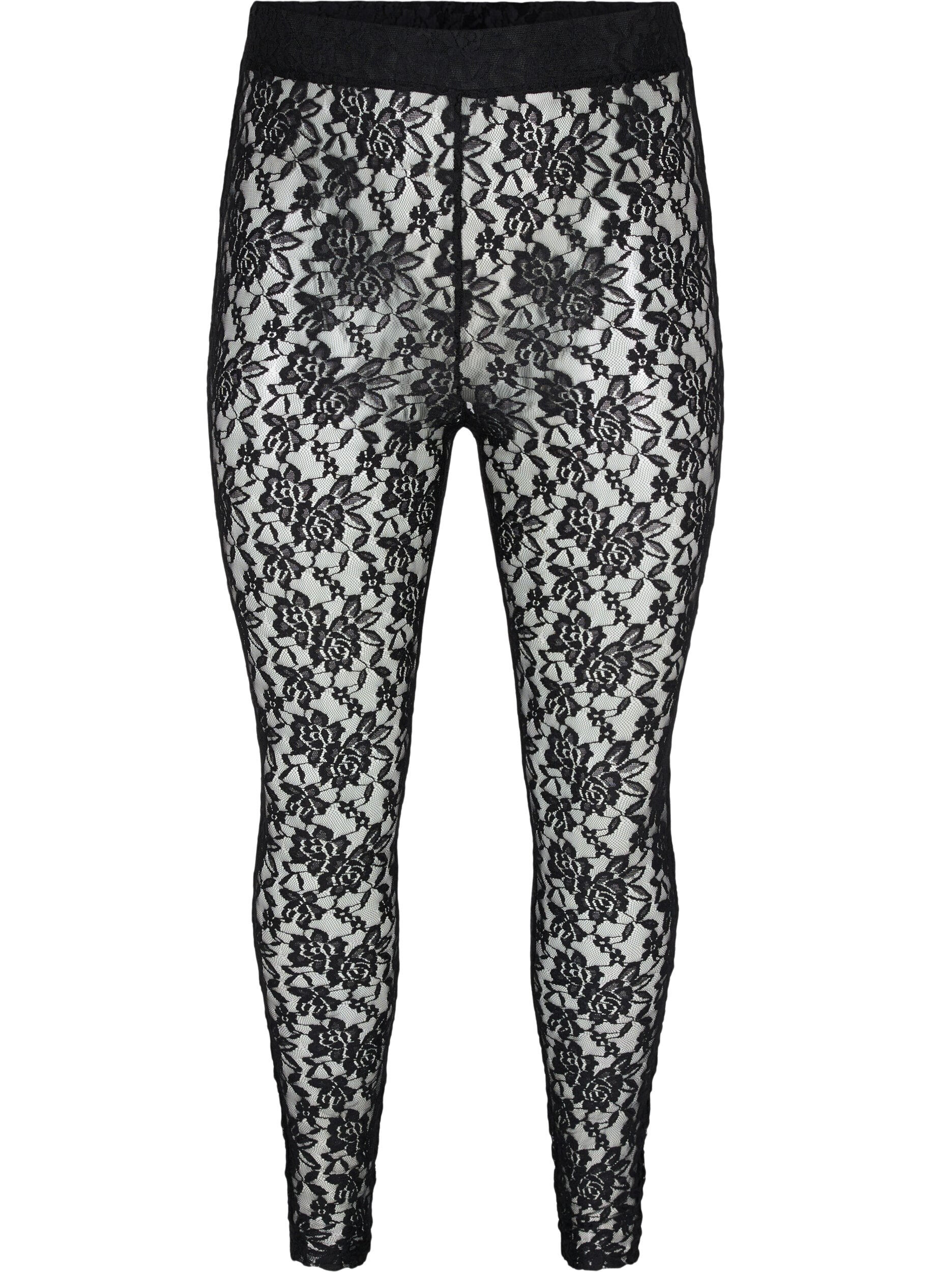 Zizzi Blondeleggings, Black, Packshot image number 0