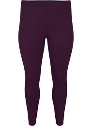 Basis leggings i viskose, Lilla