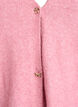 Strikkecardigan med ull og sløyfeknapper, Rosa, Packshot image number 2