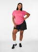 L&oslash;s trenings-T-skjorte med korte ermer, Rosa, Model image number 1