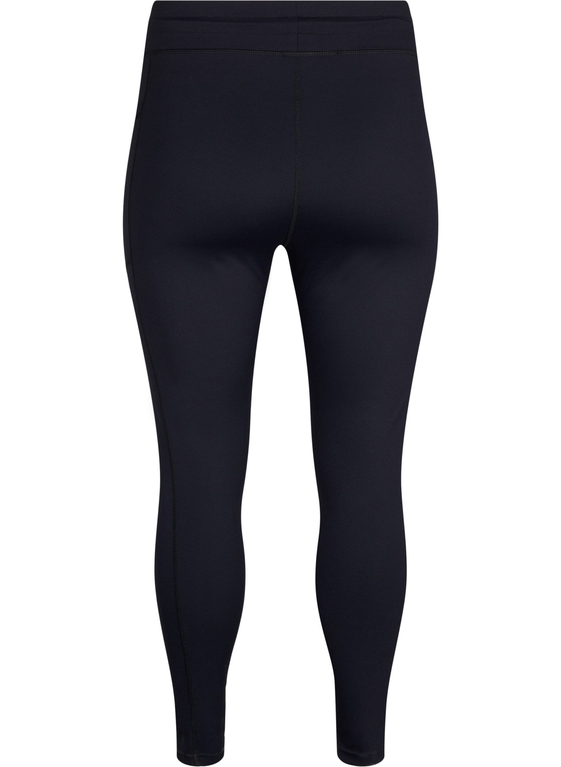Zizzi7/8-treningstights med lommer, Svart, Packshot image number 1