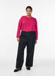 Basis jersey topp med lange ermer, Rosa, Model image number 1