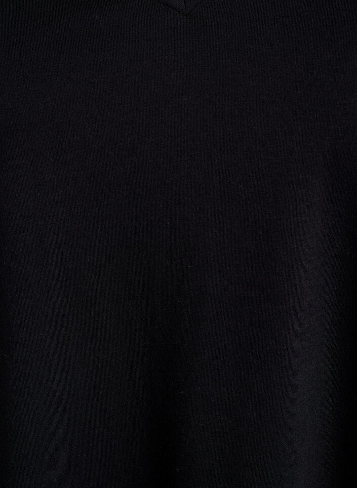 FLASH - 2-pakke t-skjorter med v-hals, Black/Black, Packshot image number 2