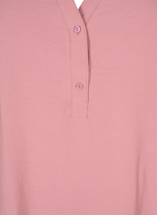 Zizzi FLASH - Skjortebluse med lange ermer, Rosa, Packshot image number 2