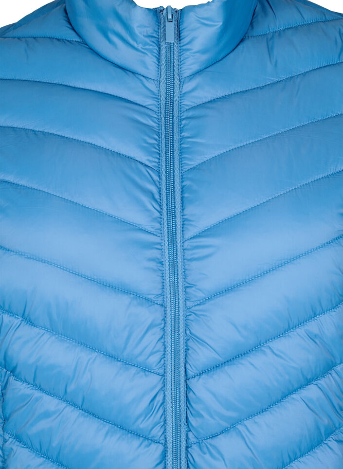 Lett jakke med lommer, Blå, Packshot image number 2