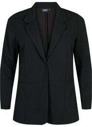 Blazer med lommer, Black