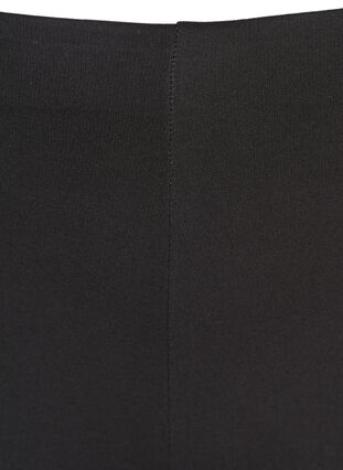 Klassiske ensfargede leggings, Black, Packshot image number 2