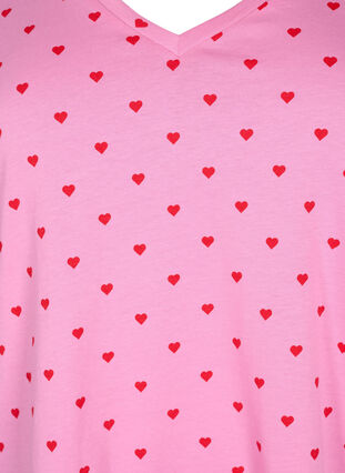T-skjorte i bomull med mønster, Rosebloom AOP, Packshot image number 2