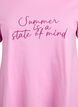 T-skjorte med rund hals og A-linje form, Rosa, Packshot image number 2