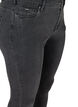 Cropped Amy jeans med glidelås, Grå, Packshot image number 2