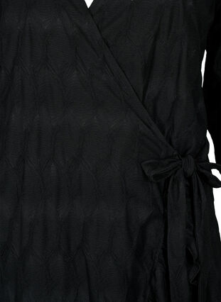 FLASH - Kjole med 3/4-ermer, Black, Packshot image number 2