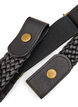 Flettet elastisk belte, Svart, Packshot image number 2