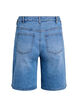 FLASH - L&oslash;se denimshorts med h&oslash;y midje, Bl&aring;, Packshot image number 1
