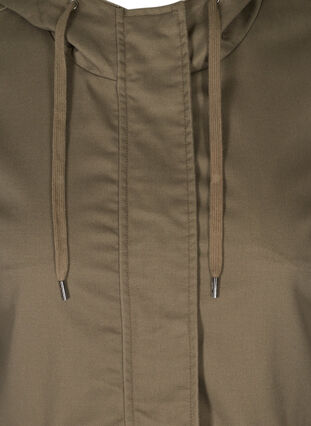 Kort jakke med hette og lommer, Bungee Cord , Packshot image number 2