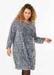Paljettkjole med sløyfedetalj, Silver, Model image number 0