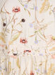 Blomstret midikjole med A-form, Beige, Packshot image number 2