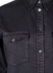Denimskjorte med brystlommer, Svart, Packshot image number 2