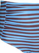 Bikinitruse med høy midje og striper, Blå, Packshot image number 2