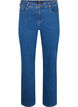 Gemma jeans med høy midje og rett passform, Blå, Packshot image number 0