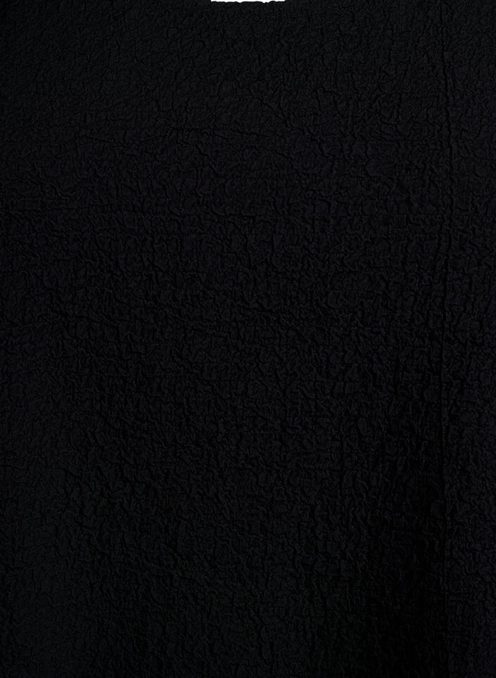 FLASH – Ermeløs topp med tekstur, Svart, Packshot image number 2