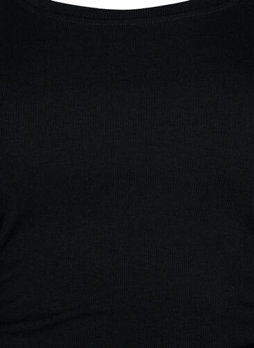 Tettsittende kjole med utskjæring, Black, Packshot image number 2