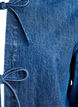 Denimjakke med knytelukking og lommer, Blue Denim, Packshot image number 2