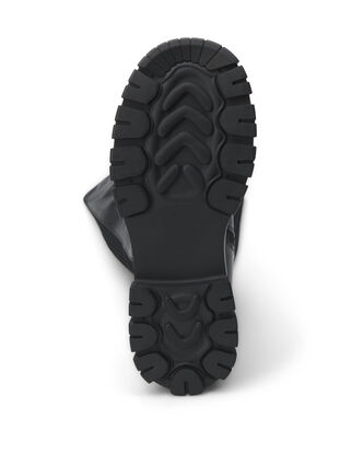 Zizzi Wide fit - Høye boots med strikk og glidelås, Black, Packshot image number 5