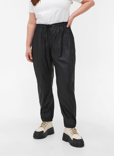 Regnbukser med tapede sømmer, Black, Model image number 3